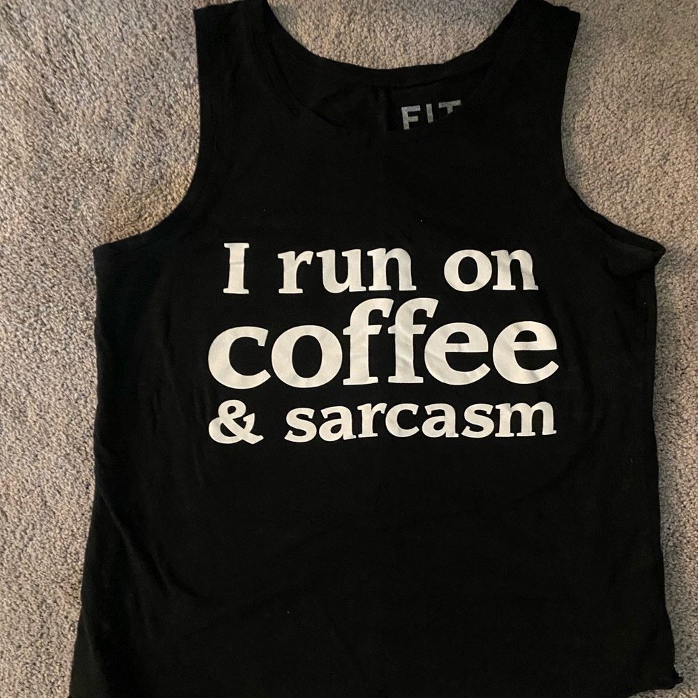 Coffee and sarcasm tank - Picture 1 of 3